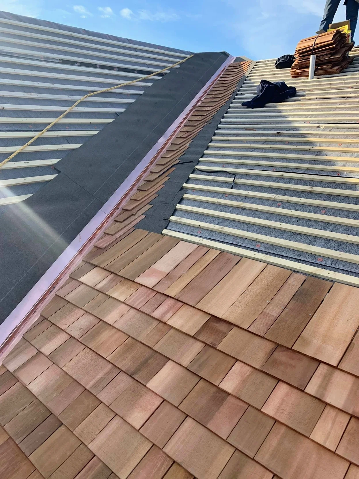 Completed roofing project by The Residential Roof Doctor