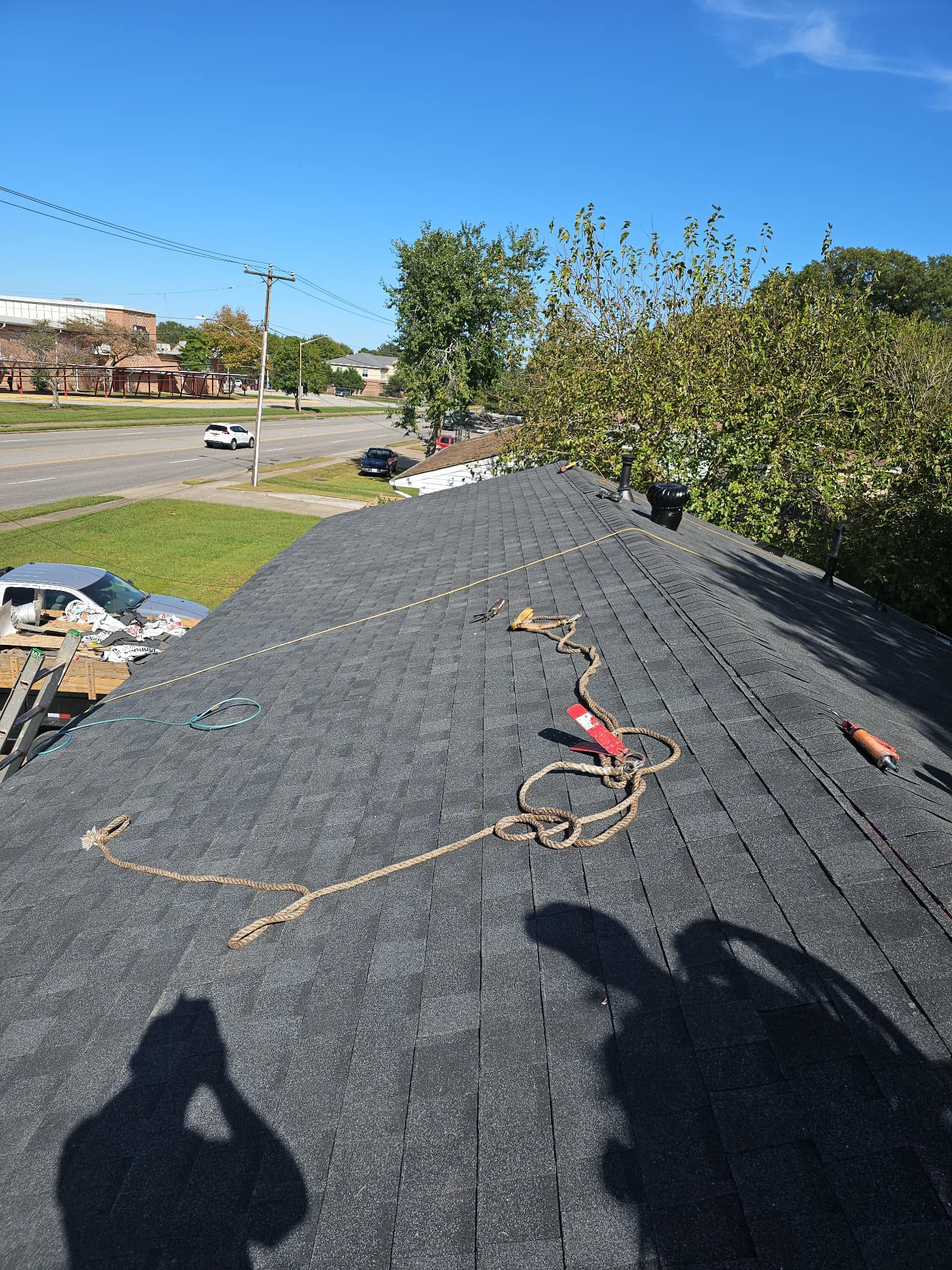 Completed roofing project by The Residential Roof Doctor